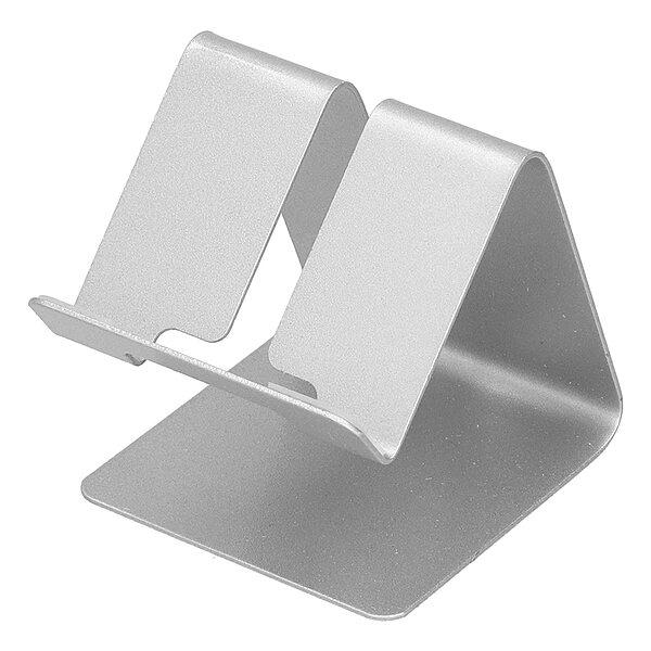 SUPPORT CELLULAIRE ARGENT METAL