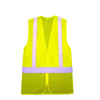 Class 2,Lime green,Black bottom front, Chest Pocket. Sizes