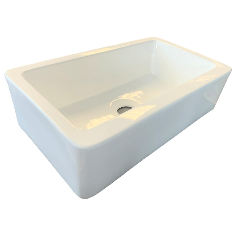 Large Single Bowl - White Apron #01