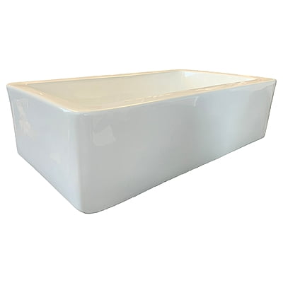 Large Single Bowl - White Apron #01 Large Single Bowl - White Apron #01