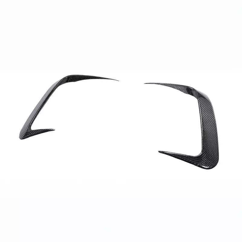 BMW G22/G23 4 Series Carbon Fiber Rear Bumper Trims (2021–2023)