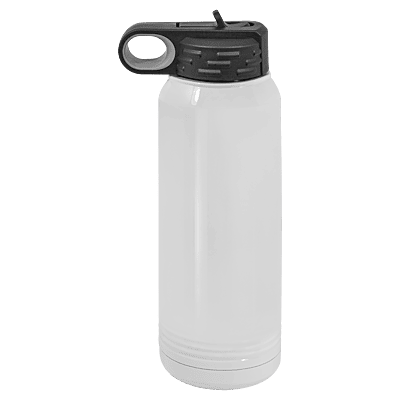 Full Color 30 oz. Polar Camel Water Bottle-White