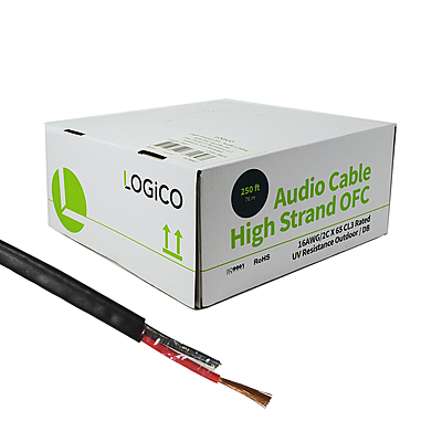 Speaker Wire Outdoor/DB UV Direct Burial 16/2 250Ft Speaker Wire Outdoor/DB UV Direct Burial 16/2 250Ft