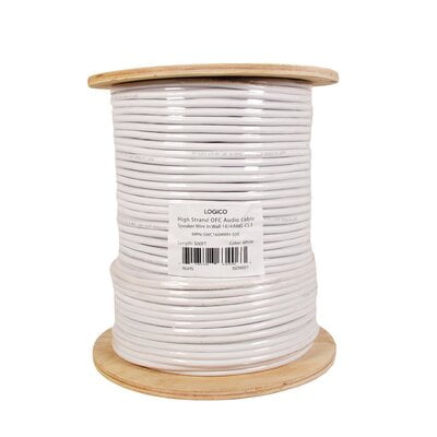 Speaker Wire In Wall 16/4 BC/Ofc 500Ft WhiteSWC1404WH-500 Speaker Wire In Wall 16/4 BC/Ofc 500Ft WhiteSWC1404WH-500