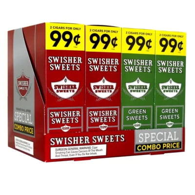 SWISHER SWEETS 2/.99 (60 CIGARS)