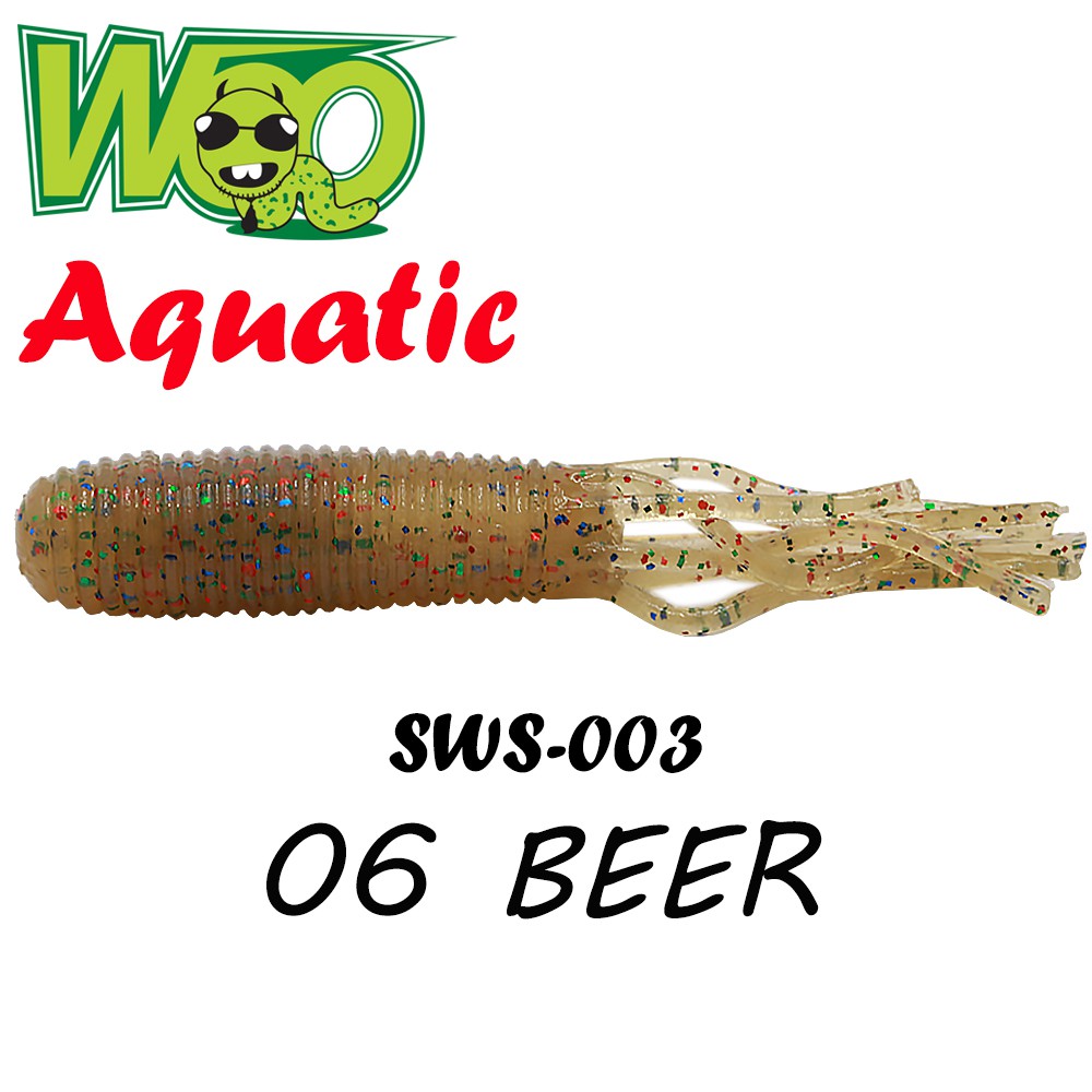 WOO เหยื่อหนอนยาง - รุ่น SWS-003 ( 06 BEER )
