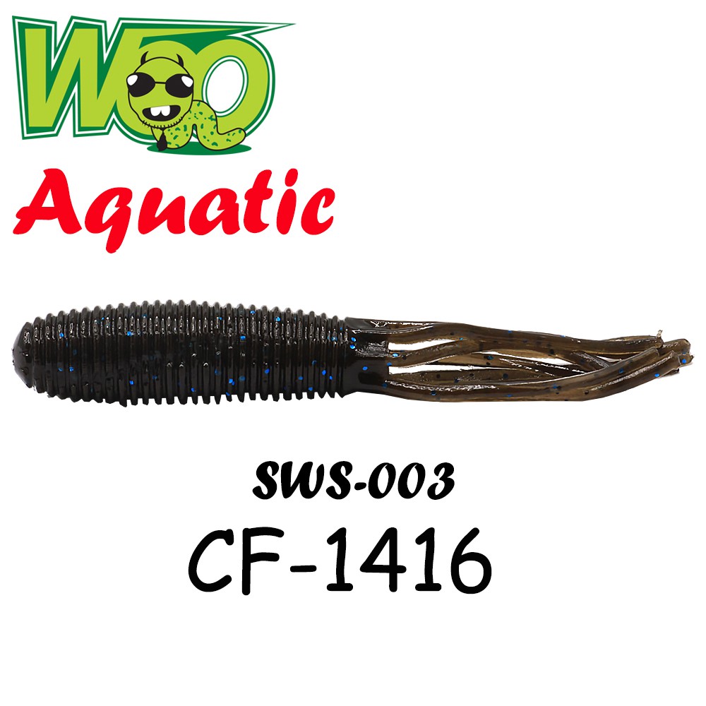 WOO เหยื่อหนอนยาง - รุ่น SWS-003 CF-1416