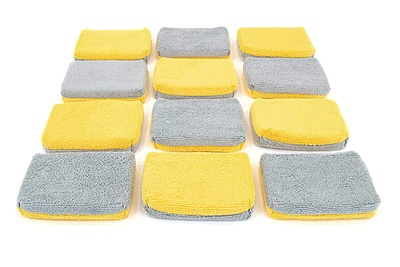 Applicateur microfibre mince Gold/Gris Applicateur microfibre mince Gold/Gris