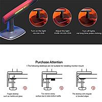 NORTH BAYOU L50 "32-60" Inch Gaming Screen RGB Light Curved Ultrawide Flat Monitor Stand