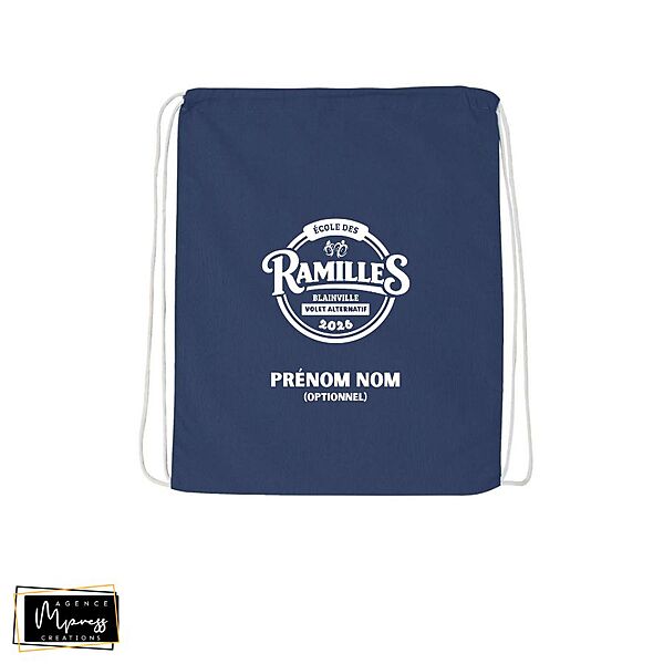 Sac à corde Bleu Marin (Alternatif) Sac à corde Bleu Marin (Alternatif)