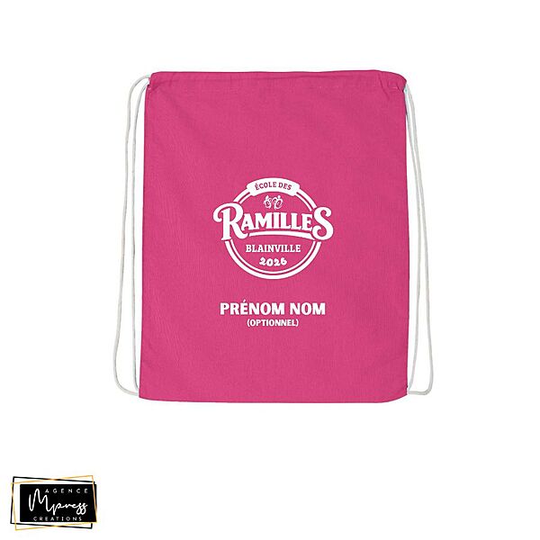Sac à corde Rose (Ramilles)