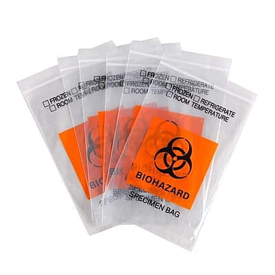 Sac pour le recueil de déchets biomédicaux, à usage unique - Sac Biohazard