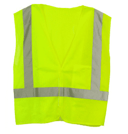 Safety Vest Class 2 ANSI, Safety Green, Florescent Reflective Strips, One Size Fits All Safety Vest Class 2 ANSI, Safety Green, Florescent Reflective Strips, One Size Fits All