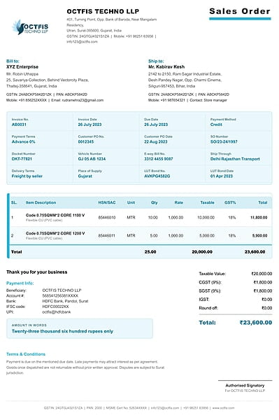 Sales Order Template-12 Sales Order Template-12