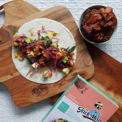 The Jack Man Mexican Salsa Jackfruit 350 grams The Jack Man Mexican Salsa Jackfruit 350 grams