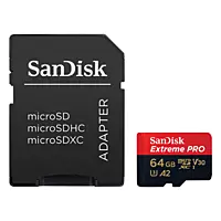 SanDisk Extreme Pro 64GB microSDXC 200MB/s UHS-1 Memory Card