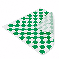 Sandwich Wrap 12"x12" Gr&Wht 5/1000