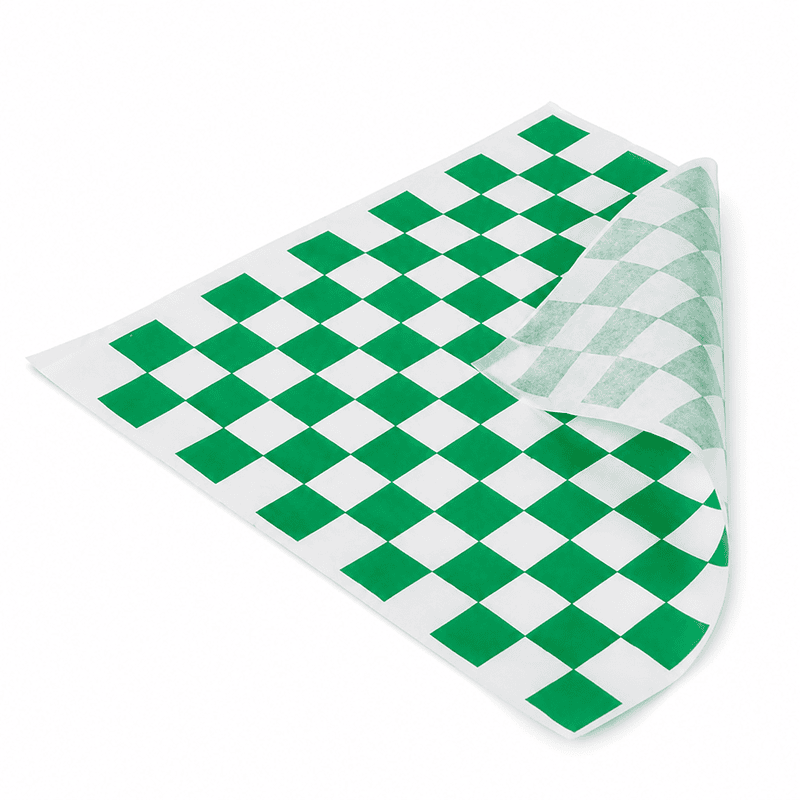 Sandwich Wrap 12"x12" Gr&Wht 5/1000
