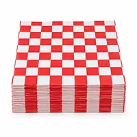 Sandwich Wrap 12"x12" Red&Wht 5/1000