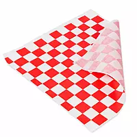 Sandwich Wrap 12"x12" Red&Wht 5/1000