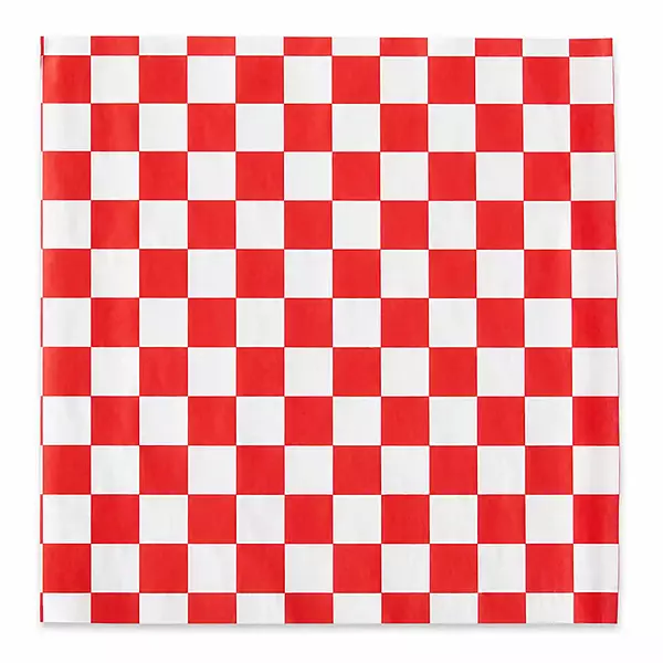 Sandwich Wrap 12"x12" Red&Wht 5/1000
