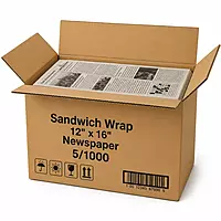 Sandwich Wrap 12"x16" Newspaper 5/1000