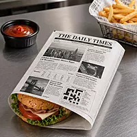 Sandwich Wrap 12"x16" Newspaper 5/1000