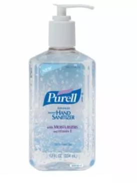 Advanced Hand Sanitizer Gel, Table Top Pump Bottle, 12 fl oz, Citrus