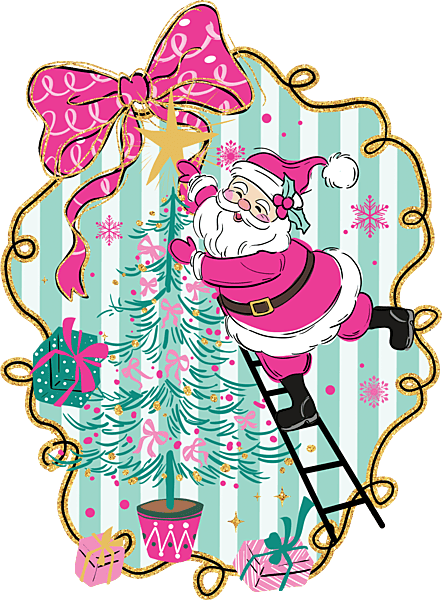 Santa Stepping Up Santa Stepping Up