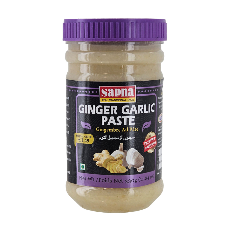 24652 Sapna Ginger & Garlic Paste 330g X 12