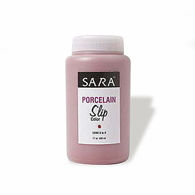 Sara Porcelain Slip  Red