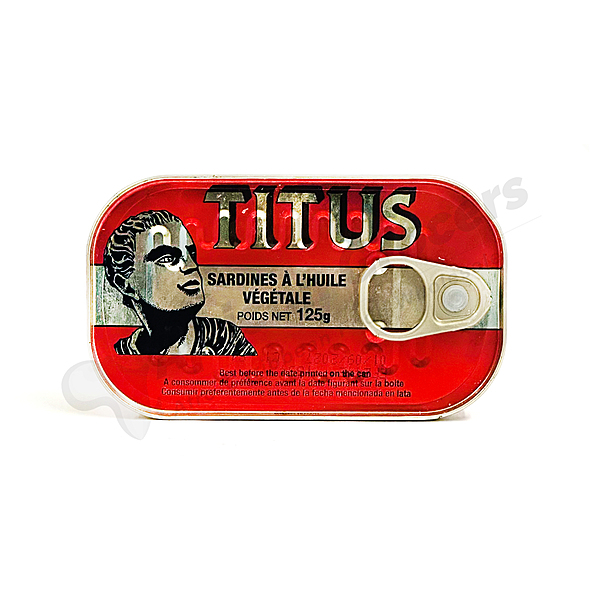 26169     Titus Sardines In Vegetable Oil 125g X 50
