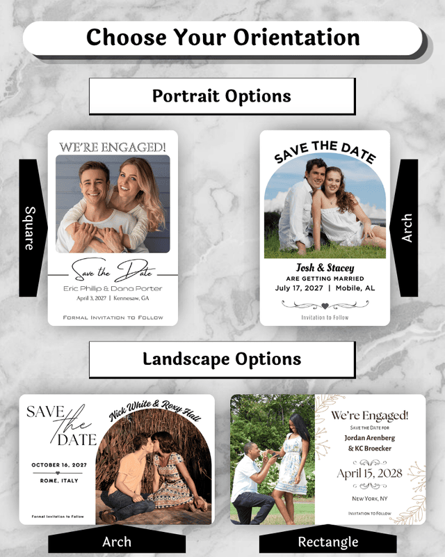 Save the Date Magnet - 4x6", Set of 10
