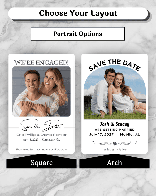 Save the Date Magnet - 4x6", Set of 10