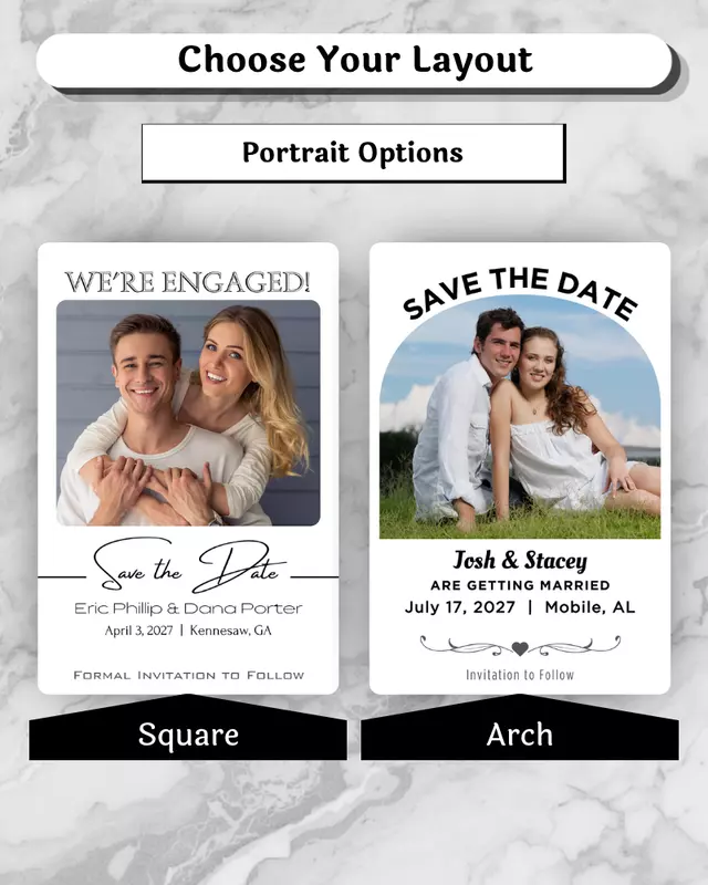 Save the Date Magnet - 4x6", Set of 10