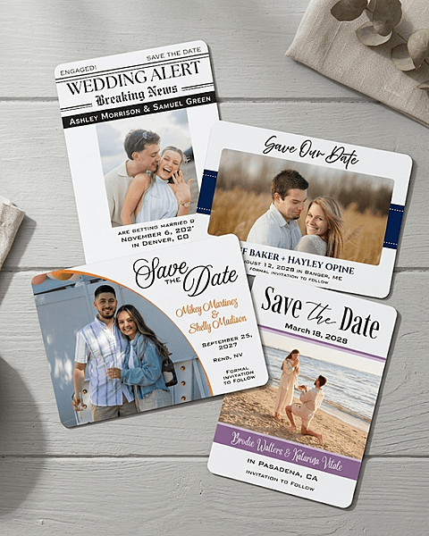 Save the Date Magnets - 5x7", Set of 10