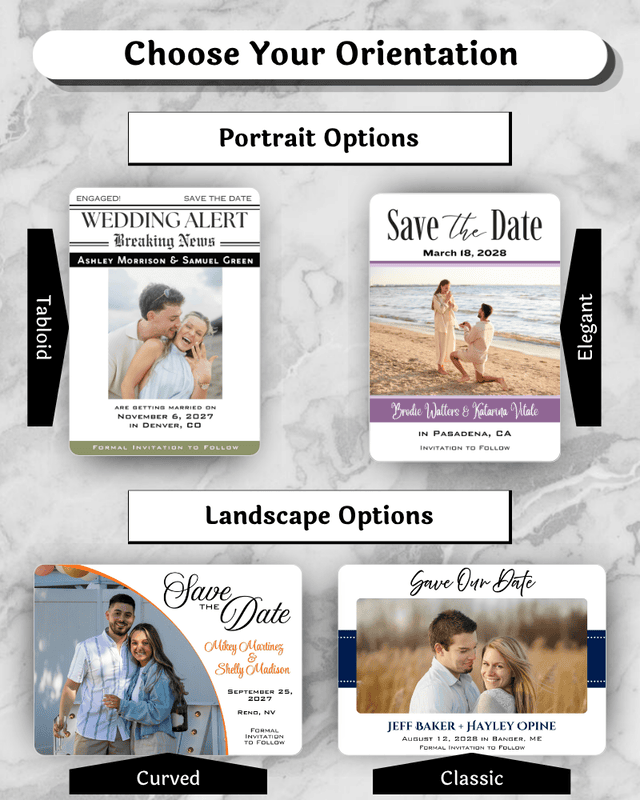 Save the Date Magnets - 5x7", Set of 10