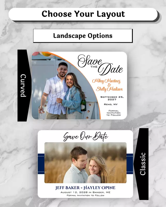 Save the Date Magnets - 5x7", Set of 10