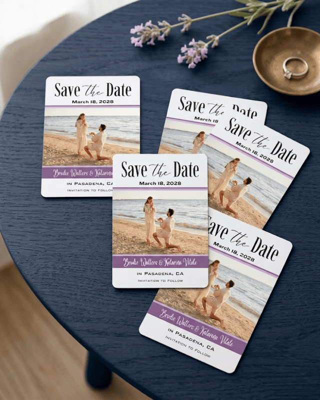 Save the Date Magnets - 5x7", Set of 10