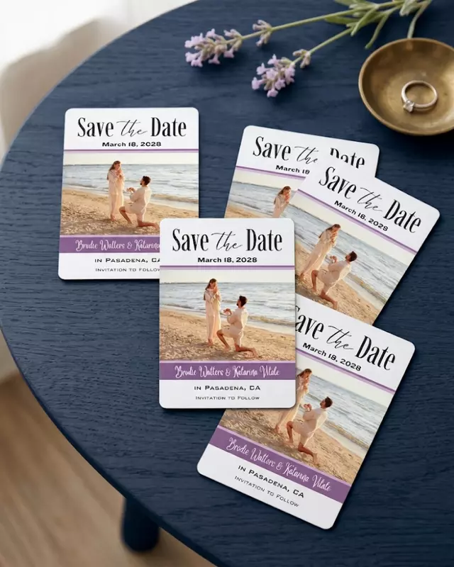Save the Date Magnets - 5x7", Set of 10