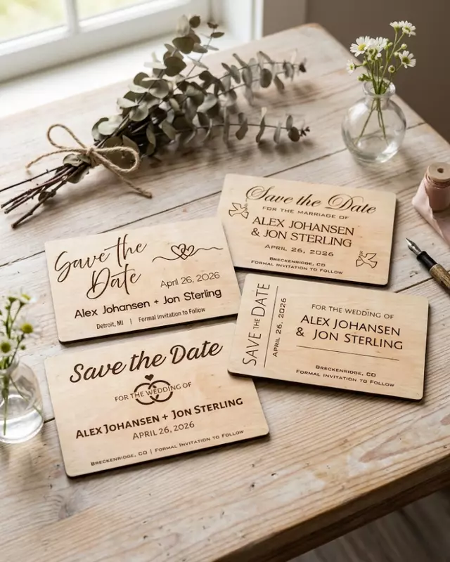 Save the Card Cards - 4x6", Set of 10