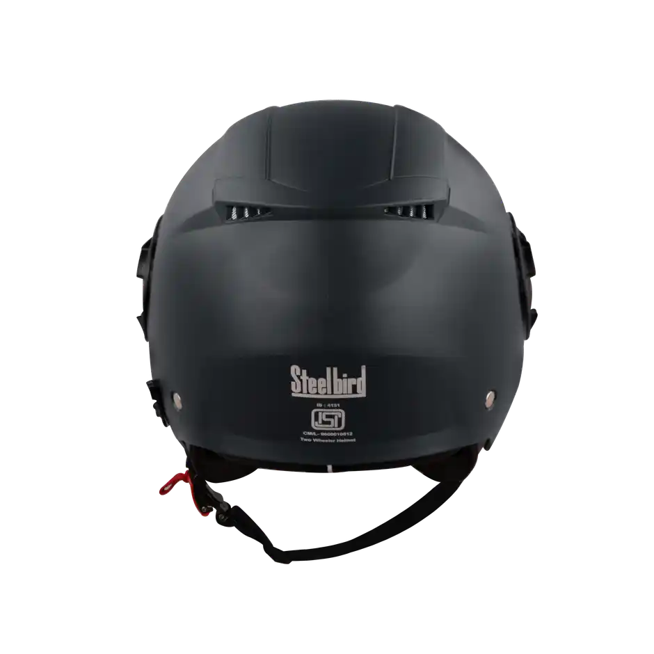 STEELBIRD SBH-31 ISS DRX DASHING BLACK D/V (M) STEELBIRD SBH-31 ISS DRX DASHING BLACK D/V (M)