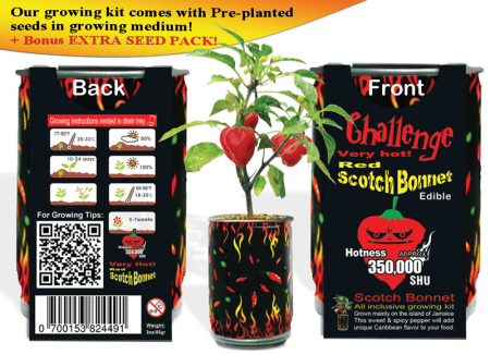 Red Scotch Bonnet Growing Kit