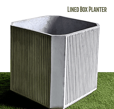 Lined Box Planter