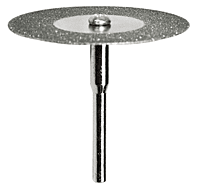 Rotary Diamond Wheel, 1-5/8" Wheel, 1/8" & 1/4" Mandrel