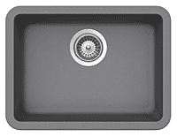 Medium Single Bowl Undermount Only Granite Composite - Light Gray