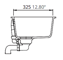 Medium Single Bowl Undermount Only Granite Composite - Light Gray Medium Single Bowl Undermount Only Granite Composite - Light Gray