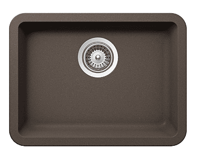Medium Single Bowl Undermount Only Granite Composite - Brown Medium Single Bowl Undermount Only Granite Composite - Brown
