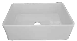 Large Single Bowl - White Apron Large Single Bowl - White Apron