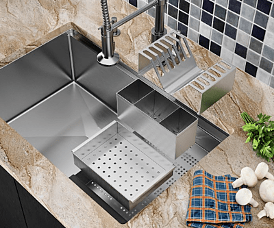 33-inch Farmhouse Workstation Kitchen Sink Single Bowl 33-inch Farmhouse Workstation Kitchen Sink Single Bowl